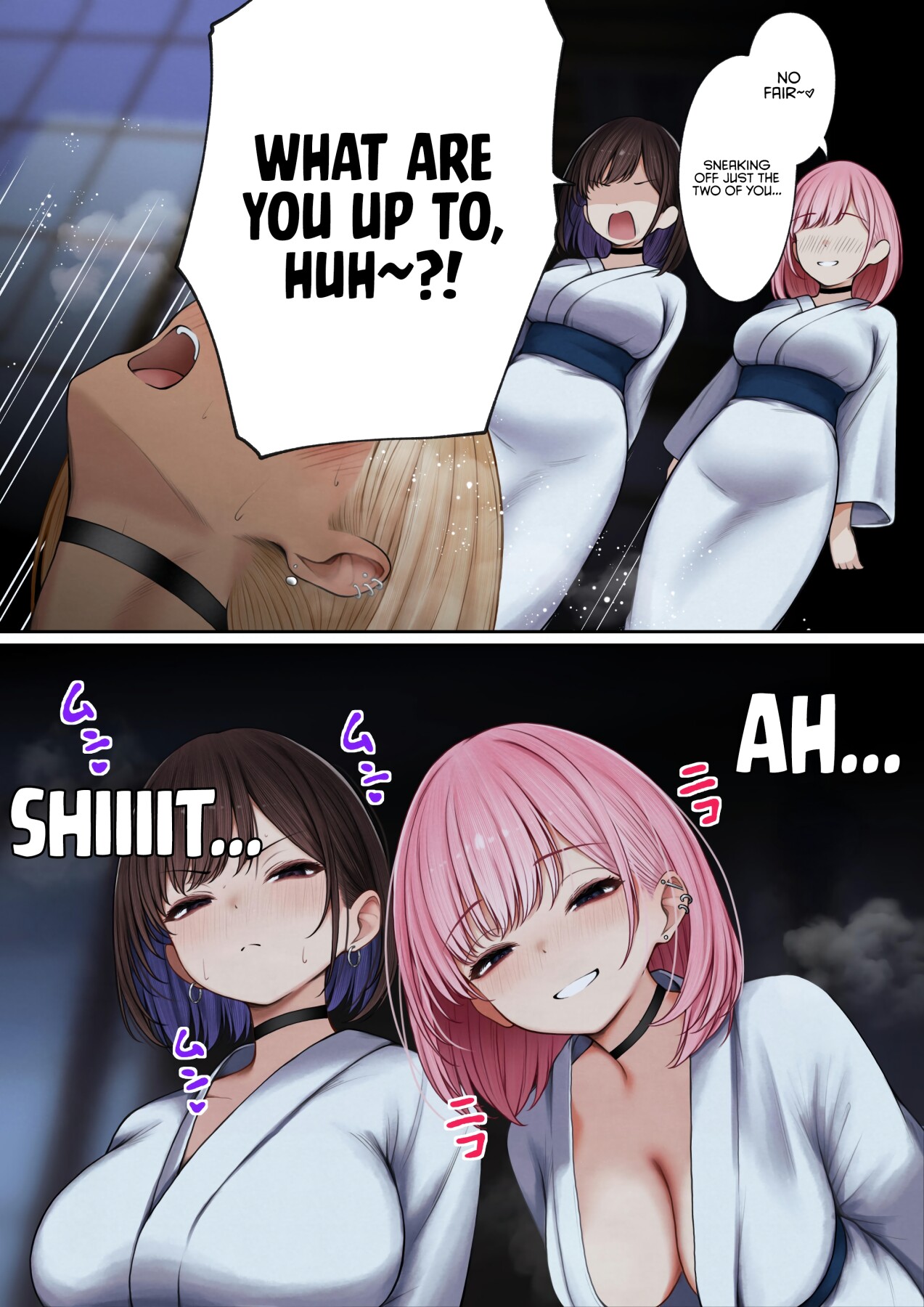 Hentai Manga Comic-The story of how my bedroom became my gyaru childhood friend's fuck-room: onsen ryokan book-Read-53